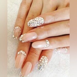 OUTUXED 5040Pcs AB Rhinestones 6 Mixed Size Hotfix Rhinestones